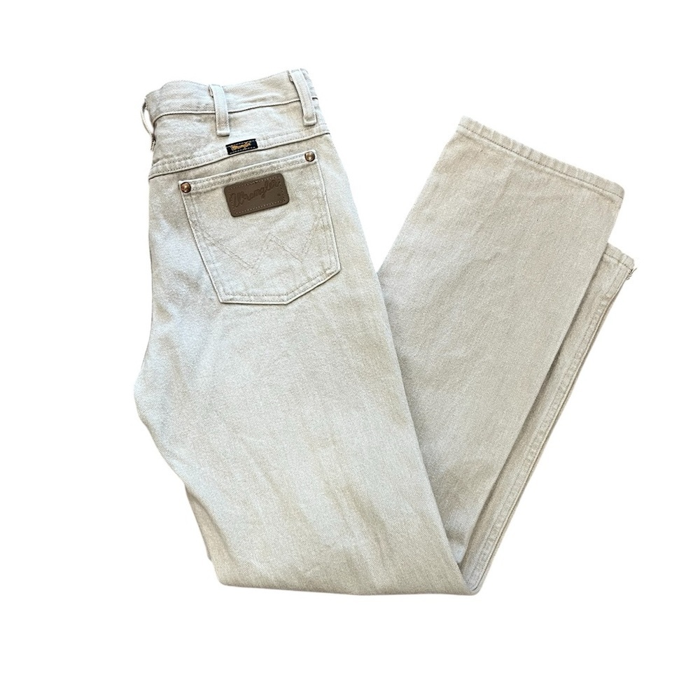 Wrangler Men's 936 tan ranch jeans slacks 31W by 30L